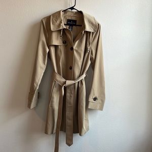 London Fog trench coat.